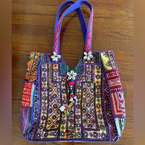 Large handbag/tote from India. Very unique!